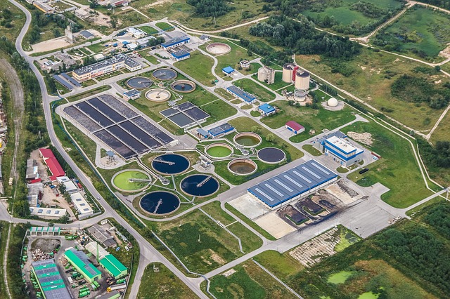 Municipal wastewater treatment plant